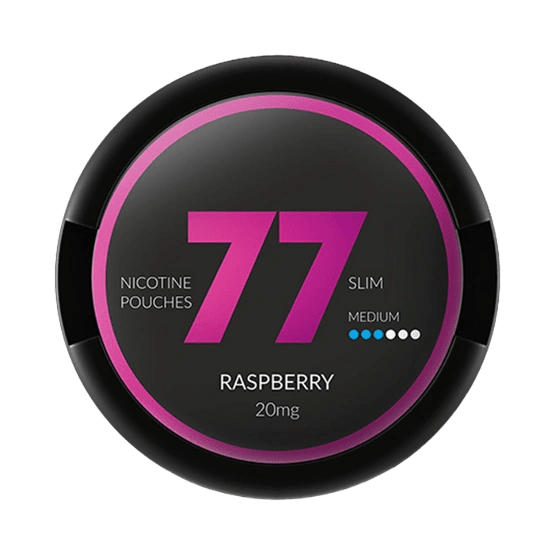 77 raspberry - 20mg/g nicotine pouches