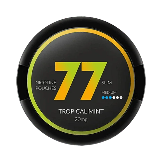 77 tropical mint - 20mg/g nicotine pouches