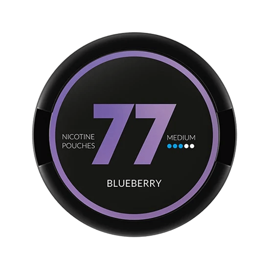 77 blueberry ice nicotine pouches