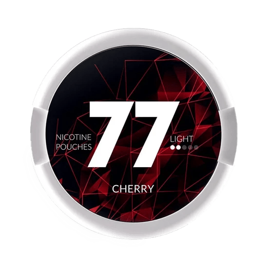 77 cherry light - 5.2 mg nicotine pouches
