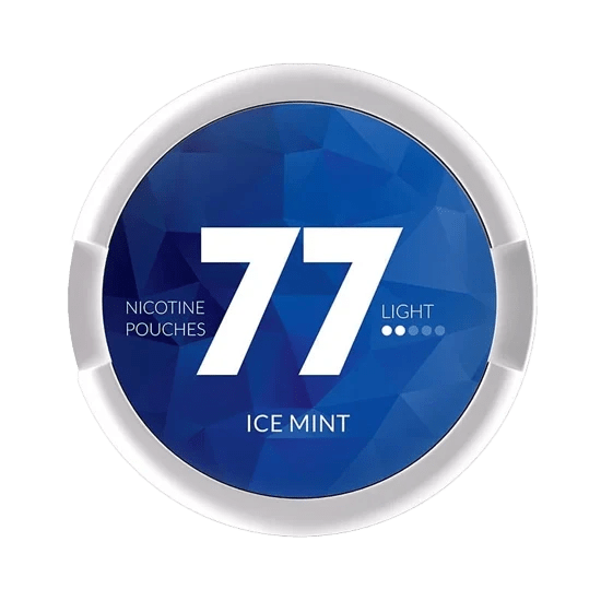 77 ice mint light - 5.2 mg nicotine pouches