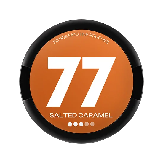 77 Salted Caramel - 10.4mg - bold Caramel flavour, all-white nicotine pouch by Luna Corporate
