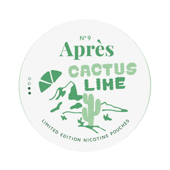 apres cactus lime - 4.4mg nicotine pouches
