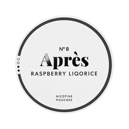 apres raspberry liquorice nicotine pouches