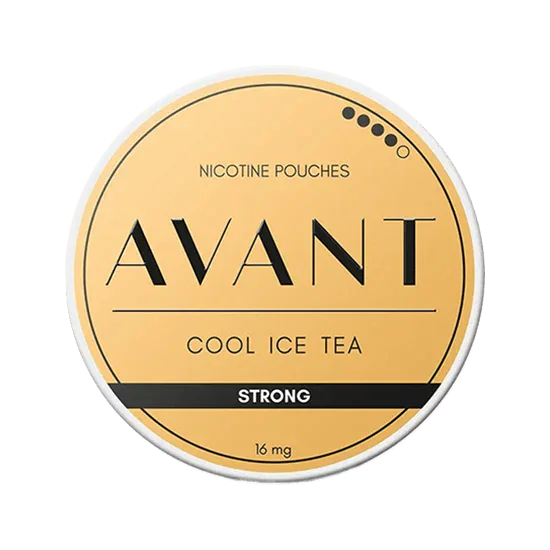 avant cool ice tea strong nicotine pouches