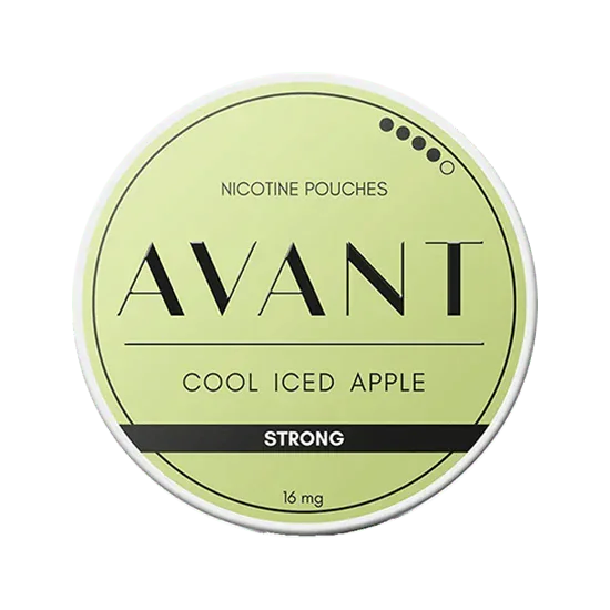 avant cool iced apple strong nicotine pouches