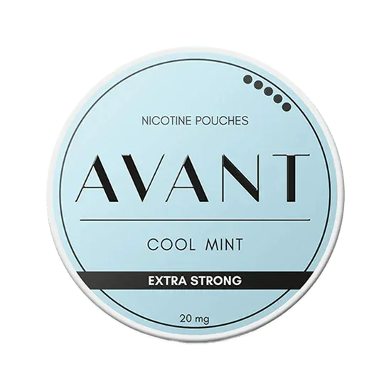 avant cool mint extra strong nicotine pouches