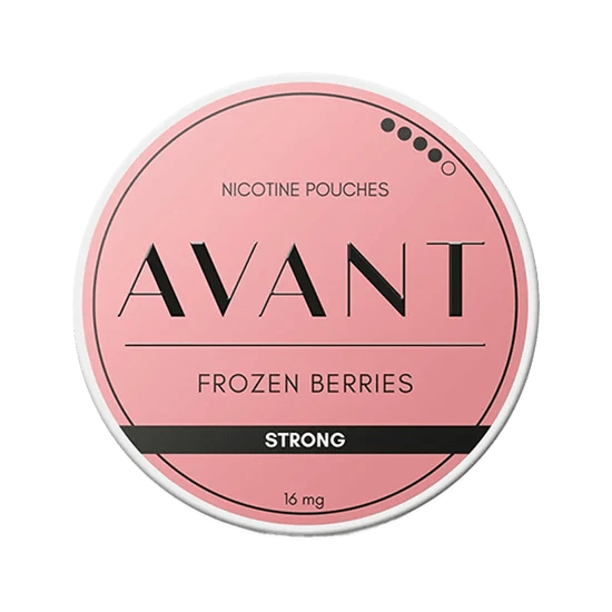 avant frozen berries strong nicotine pouches