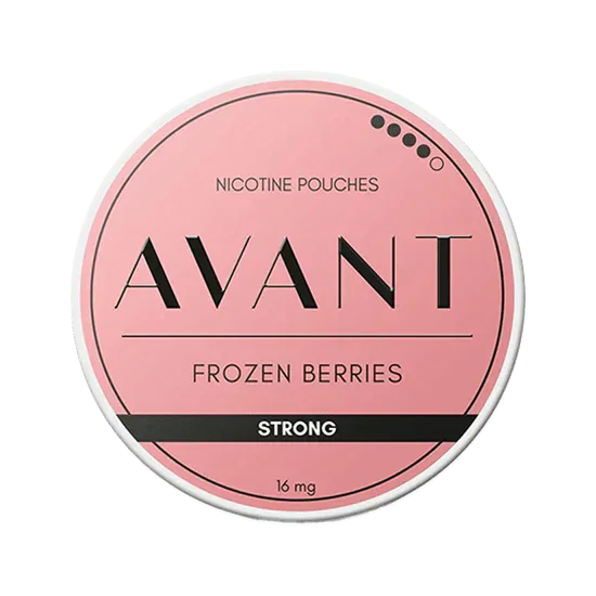 avant frozen berries strong nicotine pouches