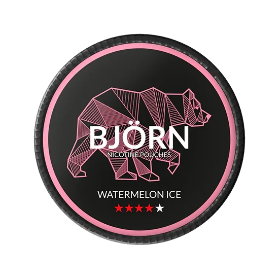 BJORN Watermelon Ice - 19.5mg - lively Watermelon flavour, all-white nicotine pouch by Luna Corporate
