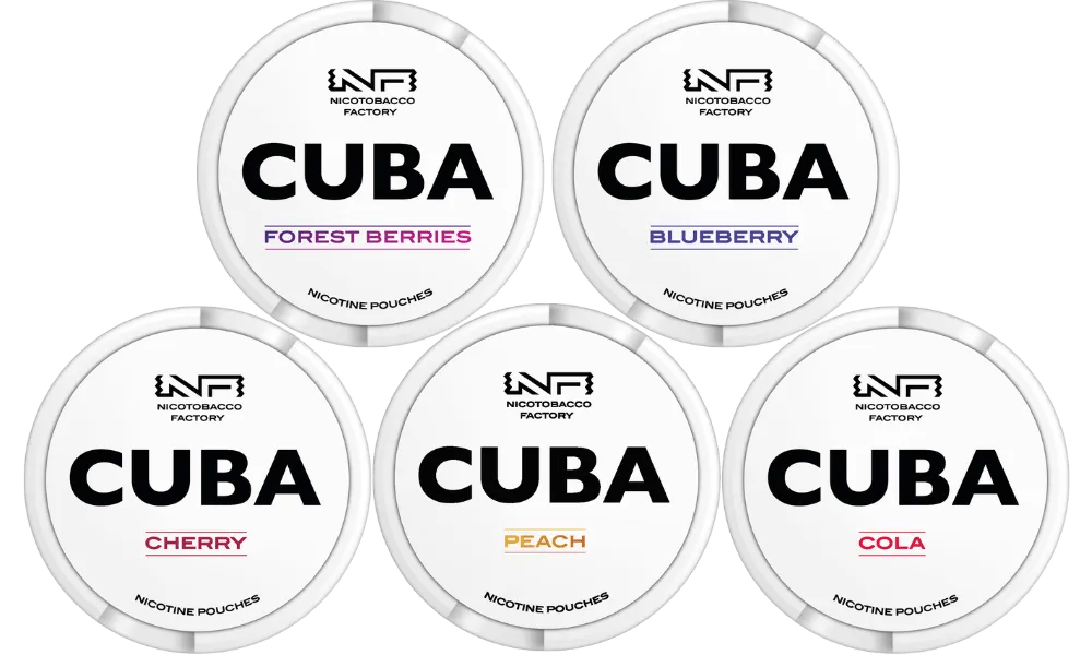 cuba 16mg bundle nicotine pouches