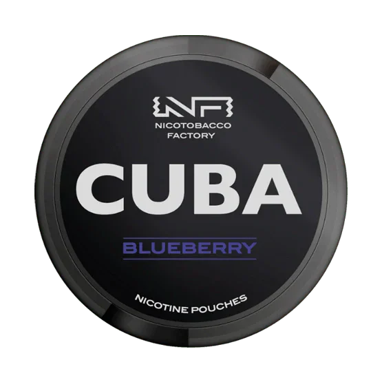 cuba blueberry - 43mg nicotine pouches