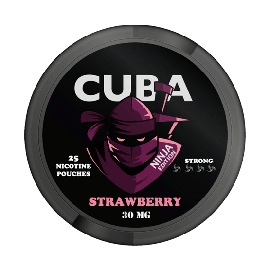 cuba strawberry - 30mg nicotine pouches