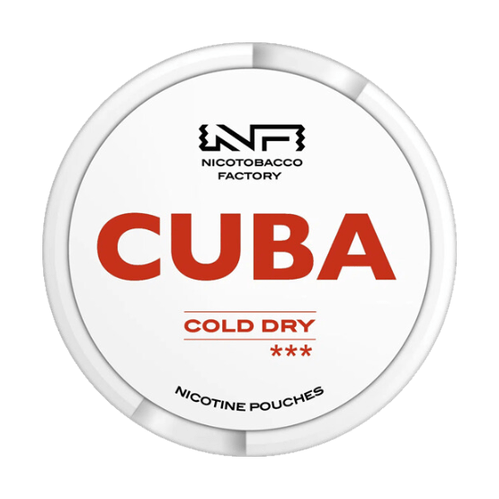 cuba cold dry - 16mg nicotine pouches