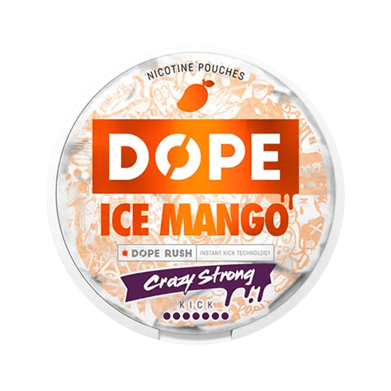 dope ice mango crazy strong nicotine pouches