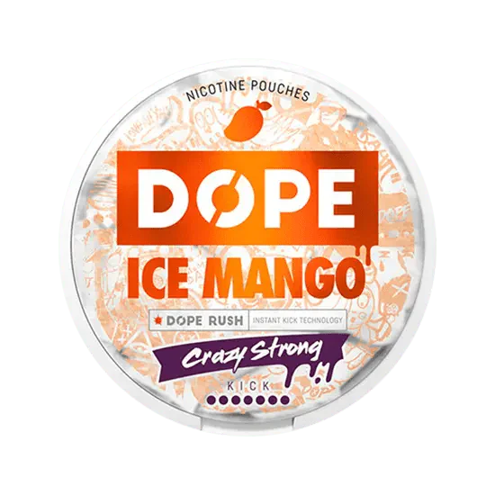 dope ice mango crazy strong nicotine pouches
