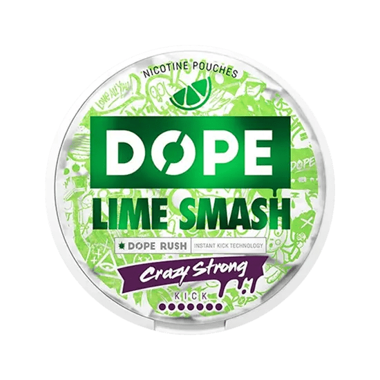 dope lime smash nicotine pouches