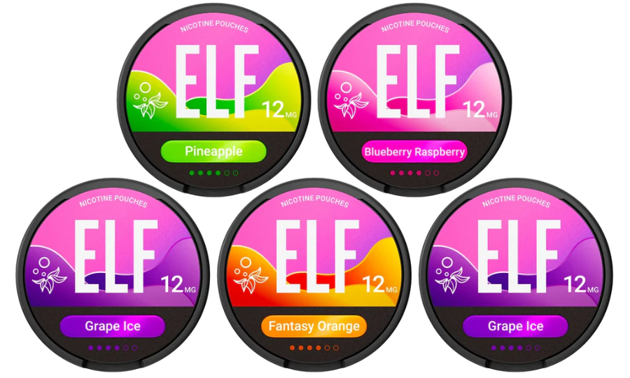 elf 12mg nicotine pouch bundle