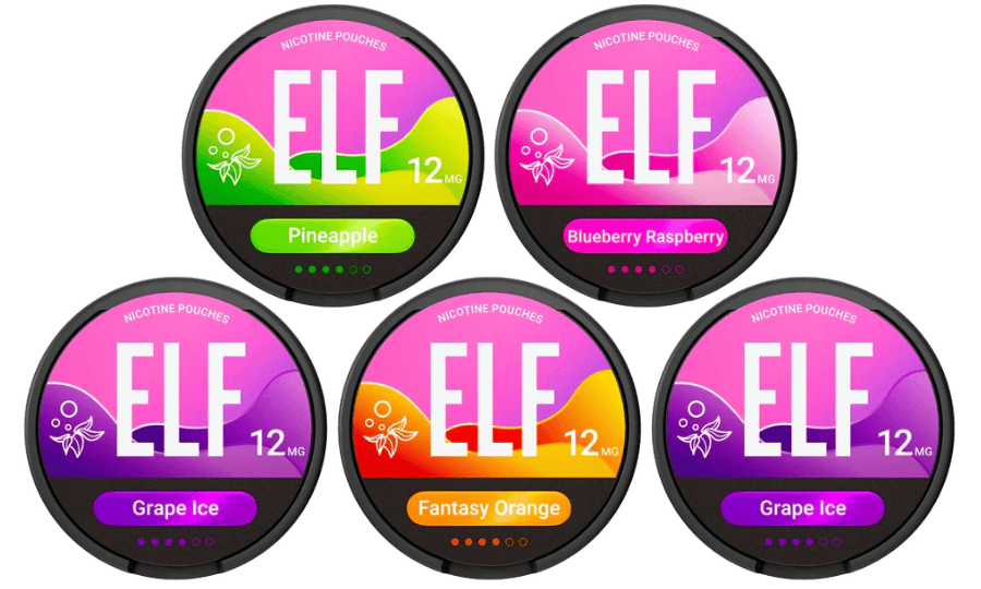 elf 12mg nicotine pouch bundle