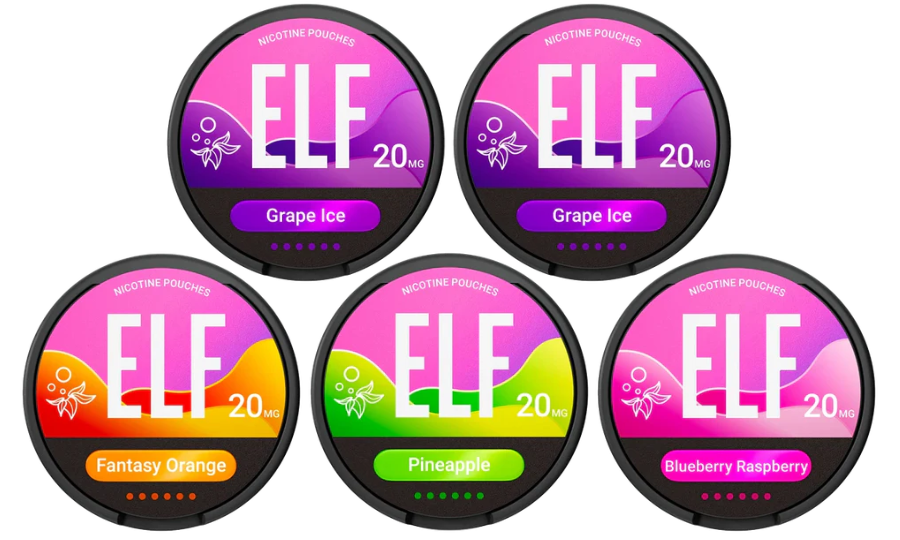 elf nicotine pouches bundle