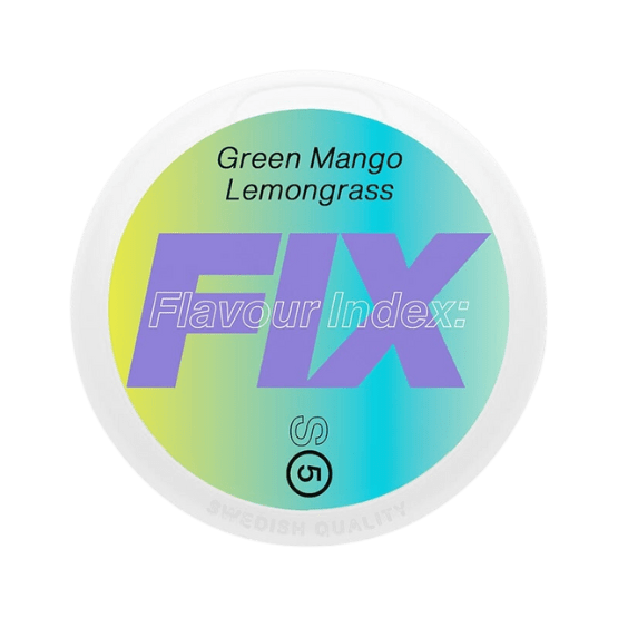 fix green mango lemongrass - 11.5mg nicotine pouches