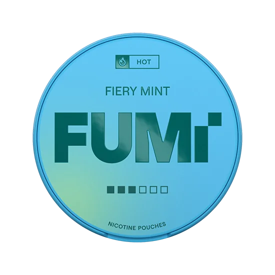 FUMI Fiery Mint Strong mint flavour slim nicotine pouches