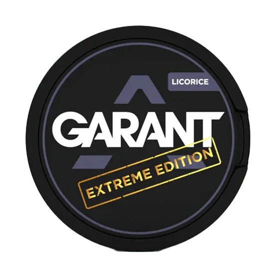 garant licorice - 50mg nicotine pouches