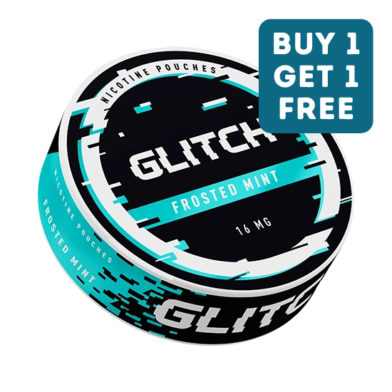 glitch frosted mint 16mg nicotine pouches
