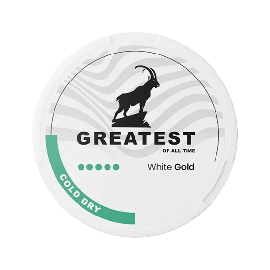 Greatest Cold Dry S5 - crisp, frosty mint and cold flavour, all-white nicotine pouch by Premium Pouch Finland Oy