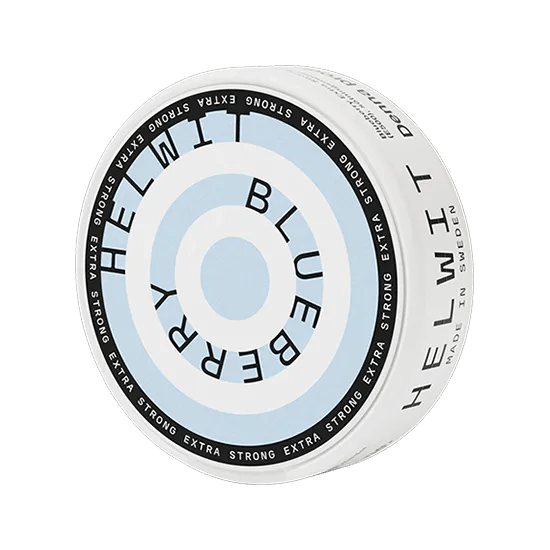 helwit blueberry - extra strong nicotine pouches