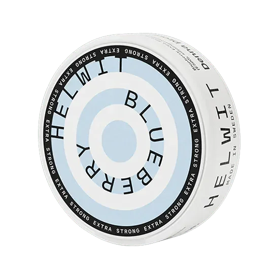 HELWIT Blueberry - 7.5mg - berry-fresh sweet blueberry flavour, all-white nicotine pouch by YOIK