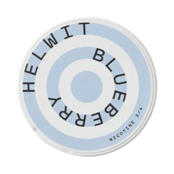 HELWIT Blueberry - 4.5mg - tropical juicy blueberry flavour, all-white nicotine pouch by YOIK