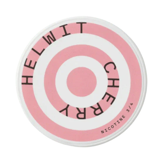 HELWIT Cherry - 4.5mg - tart juicy cherry flavour, all-white nicotine pouch by YOIK