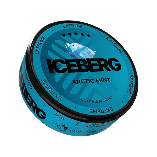 ICEBERG Arctic Mint Extreme - 50mg slim nicotine pouch can