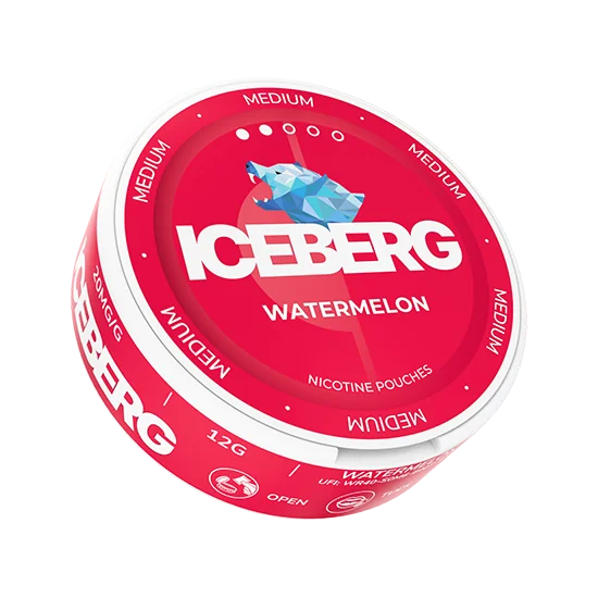 ICEBERG Watermelon Medium 20mg watermelon slim nicotine pouches