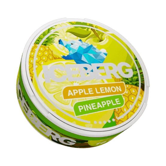 iceberg apple lemon pineapple - 50mg nicotine pouches