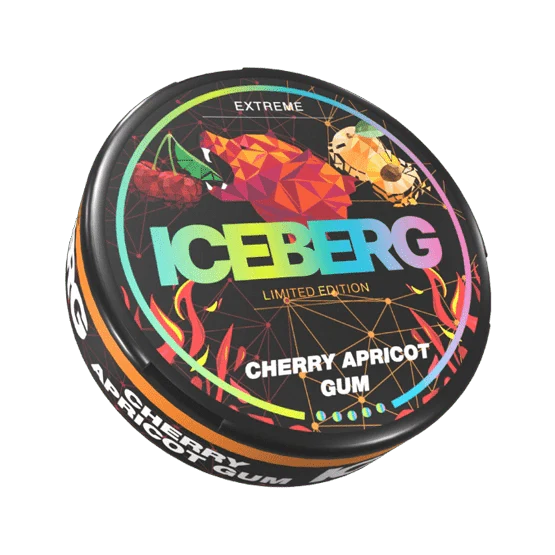 iceberg cherry apricot gum - 50mg nicotine pouches