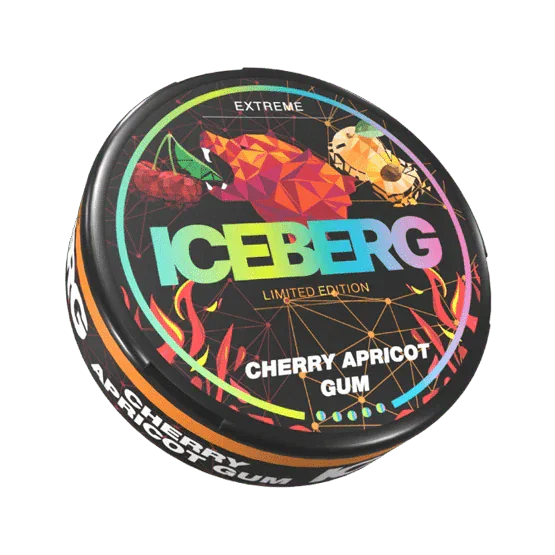 iceberg cherry apricot gum - 50mg nicotine pouches