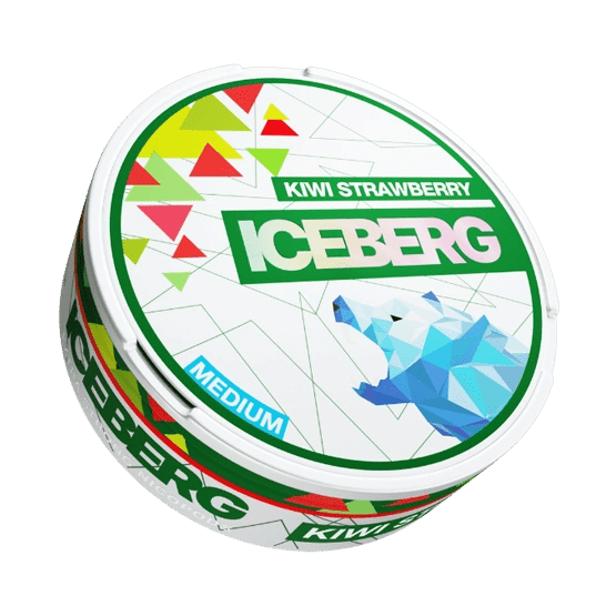 iceberg kiwi strawberry medium - 20mg nicotine pouches