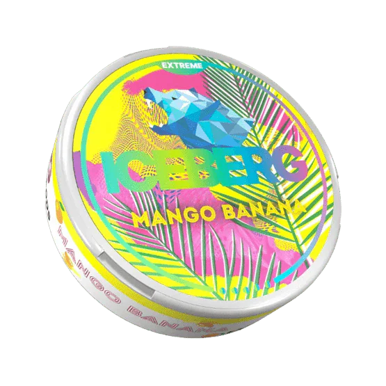 iceberg mango banana - 50mg nicotine pouches