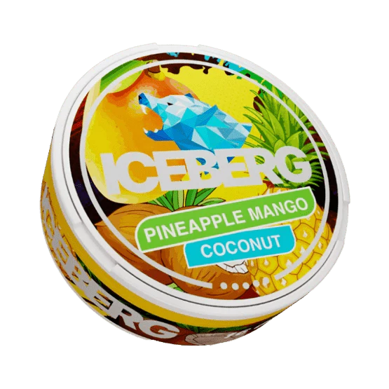 iceberg pineapple mango coconut - 50mg nicotine pouches