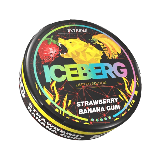 iceberg strawberry banana gum - 150mg nicotine pouches