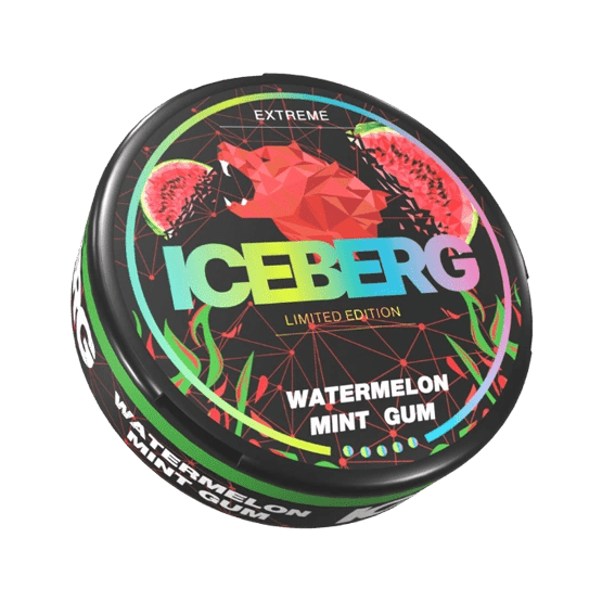 iceberg watermelon mint gum - 150mg nicotine pouches