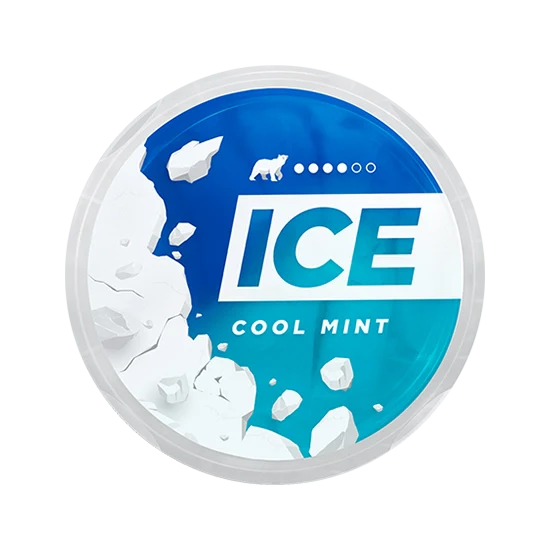 ICE Cool Mint - 11.55mg - mint flavour, all-white nicotine pouch by Nicopods ehf