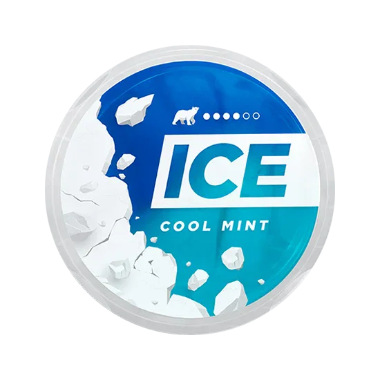 ICE Cool Mint - 11.55mg - mint flavour, all-white nicotine pouch by Nicopods ehf