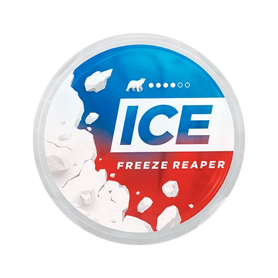 ICE Freeze Reaper - 11.55mg - mint, reaper chili flavour, all-white nicotine pouch by Nicopods ehf