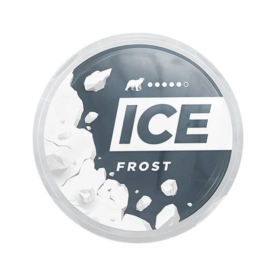 ICE Frost - 15.4mg - mint flavour, all-white nicotine pouch by Nicopods ehf