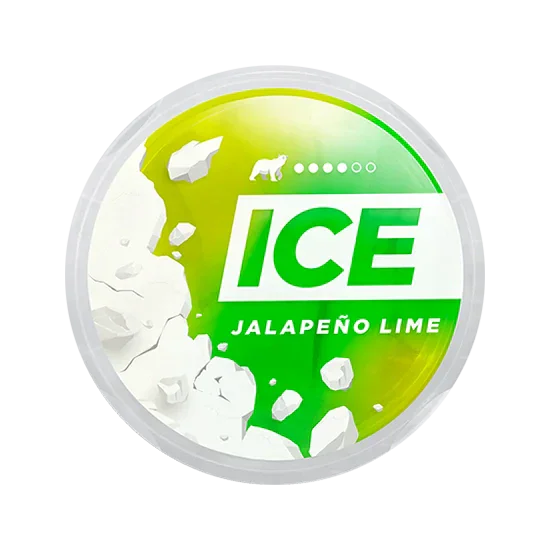 ICE Jalapeno Lime - 11.55mg - jalapeno lime flavour, all-white nicotine pouch by Nicopods ehf
