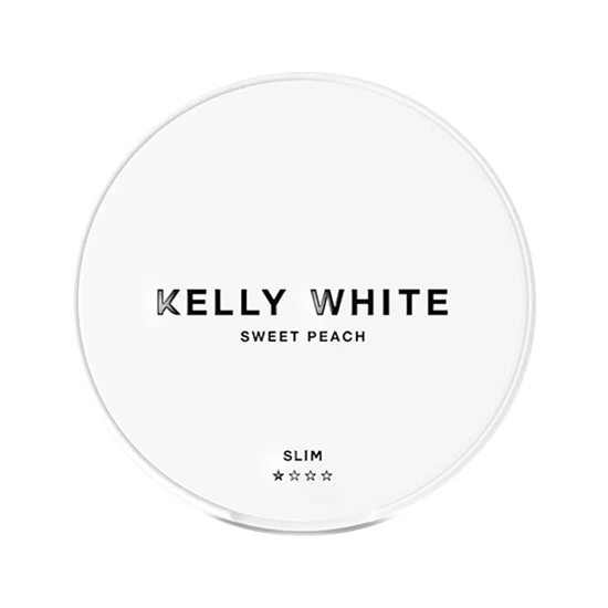 kelly white sweet peach nicotine pouches