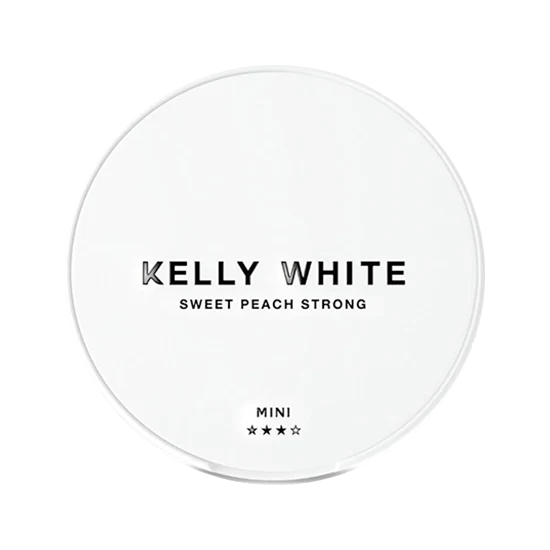 kelly white sweet peach strong nicotine pouches